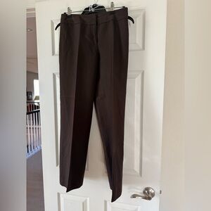 Ann Taylor Women’s Dark Brown Linen Dress Pants - 2P